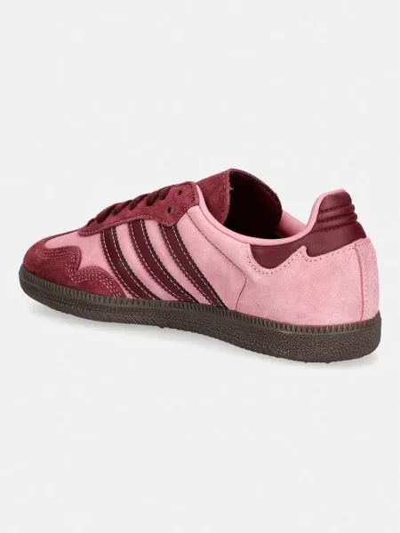 Semišové tenisky adidas Originals Samba Og růžové