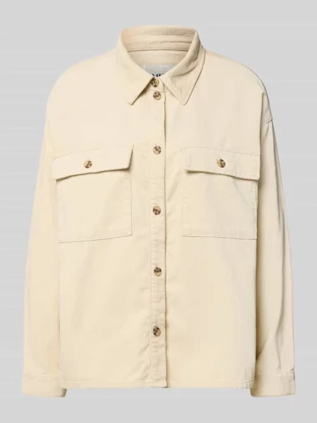 Kurtka koszulowa o luźnym kroju z czystej bawełny model ‘MOXIE’ Only