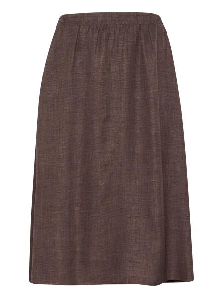 KAFFE CURVE Suknja Ellie moka smeđa
