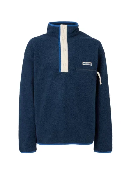 COLUMBIA Pulovere sport Helvetia II crem / bleumarin