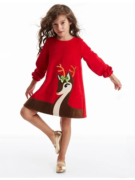 Rochie copii Denokids roșu