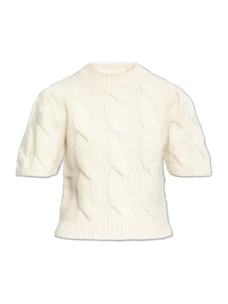 Sweter Anine Bing wełniany beżowy