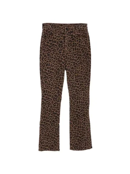 Blugi Mother cu imagine cu model leopard maro