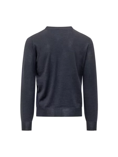 Sweter Brunello Cucinelli niebieski