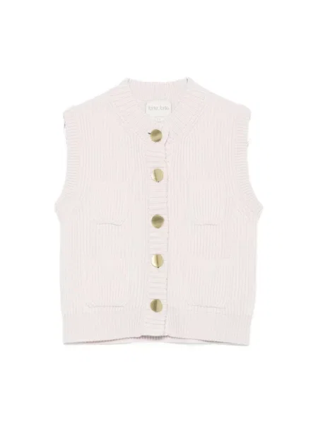 Kamizelka Forte Forte z kaszmiru biała