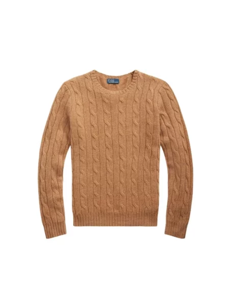 Sweter Polo Ralph Lauren brązowy