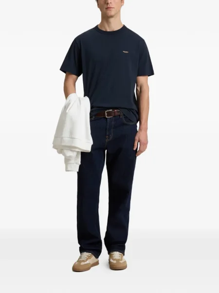 Majica Woolrich s printom plava