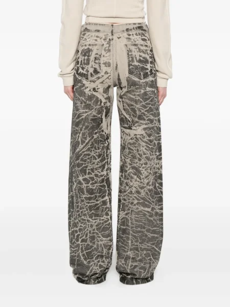 Blugi Rick Owens Drkshdw cu imagine negru