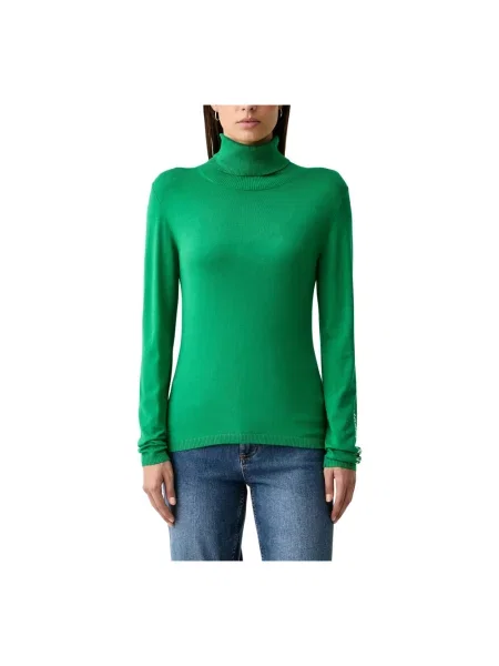 Sweter z golfem Joop! zielony