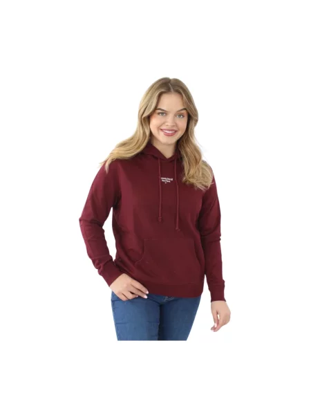 Bluza z kapturem Tommy Hilfiger z logo czerwona