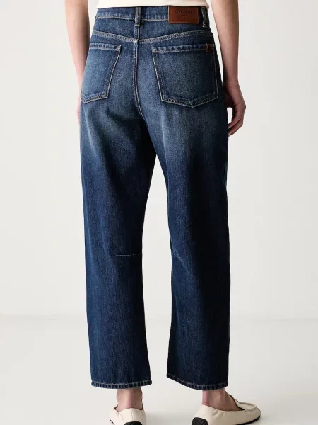Weekend Max Mara Farmer Caduca Sötétkék Boyfriend Fit