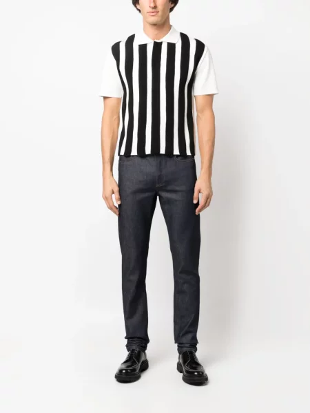 Tiesūs džinsai A.p.c. mėlyna