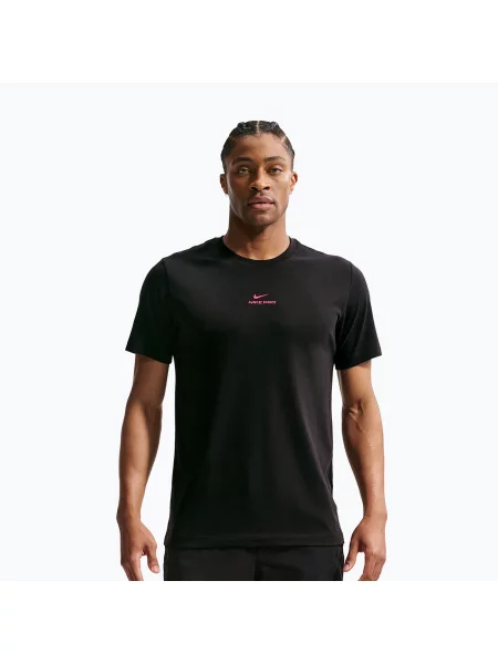 Tricou de antrenament bărbați Nike Pro black/hyper pink negru