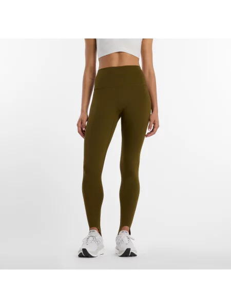 Legginsy do biegania New Balance Sleek – zielone