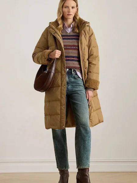 Палто Lauren Ralph Lauren бежово