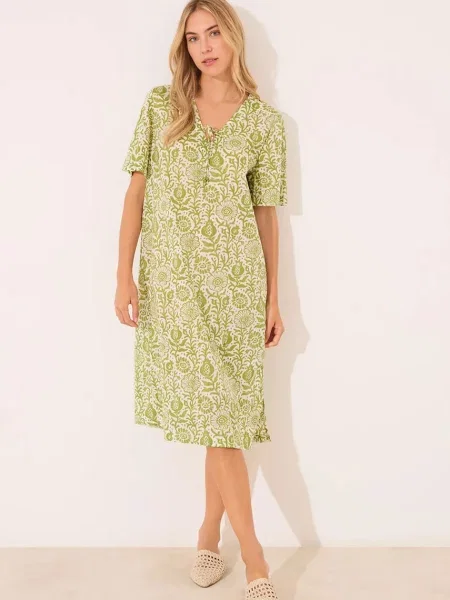 Нощница women'secret дамска от зелено