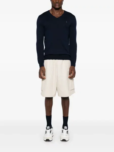 Pulover Polo Ralph Lauren cu broderie albastru