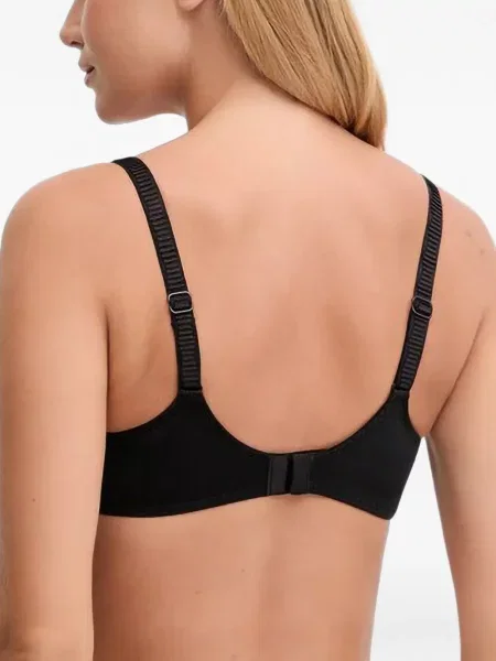 Sutien Chantelle din dantelă cu autograf negru