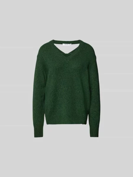Sweter z głębokim dekoltem w serek Victoria Beckham