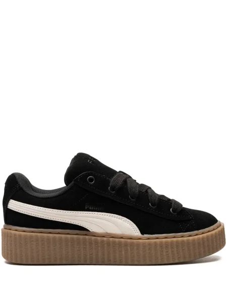 Sneakerși Puma Suede din piele de căprioară negru