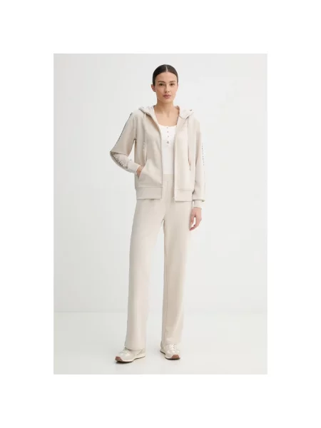 Guess spodnie dresowe X NORTH SAILS beżowe
