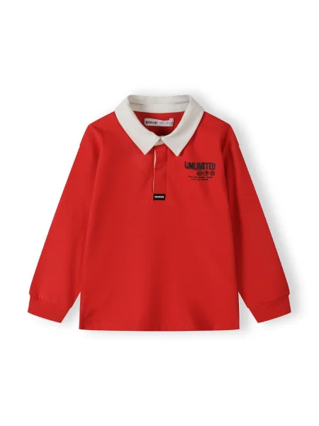 MINOTI Tricou roșu / negru alb
