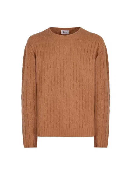 Sweter The (alphabet) brązowy