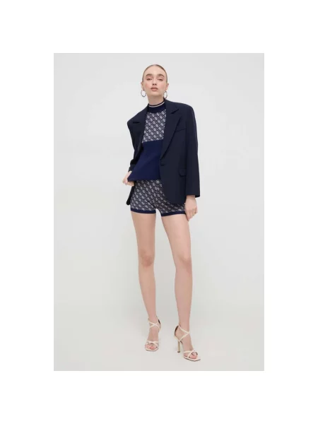 Sweter Guess bez rękawów granatowy