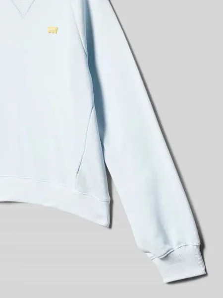 Bluza o kroju regular fit z mieszanki bawełny Levi's błękitna