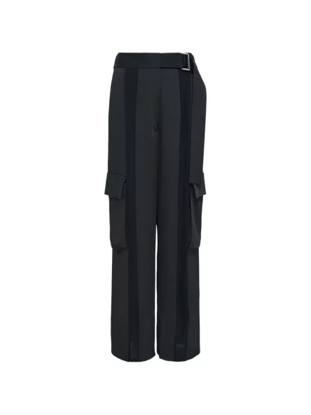 Cu centură pantaloni cargo Club21 negru