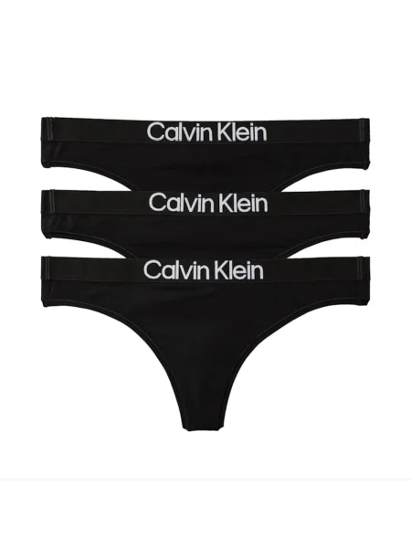 Calvin Klein Underwear Tanga negru alb