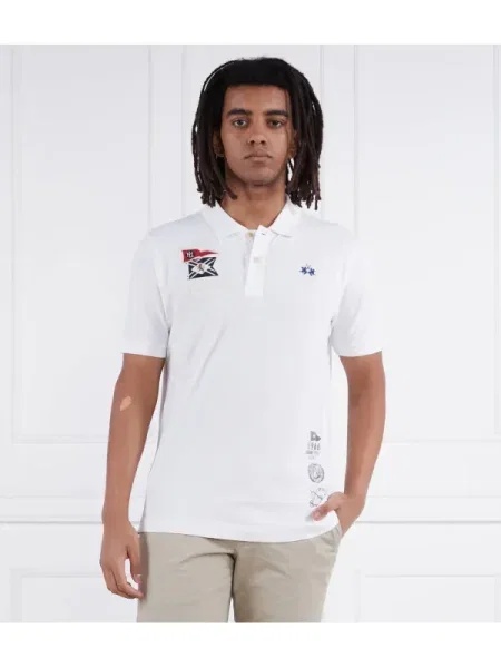 La Martina Polo alb