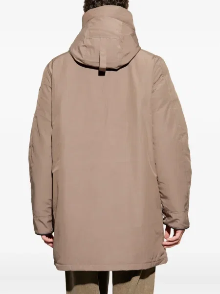Geacă Canada Goose cu glugă maro