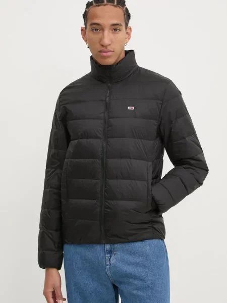 Tommy Jeans Пухено яке черен