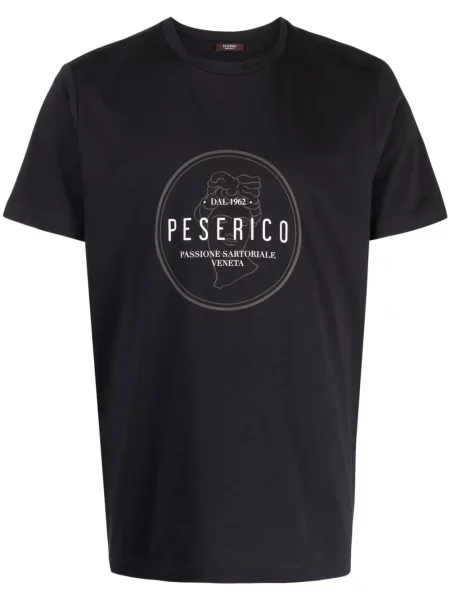 Tricou Peserico cu imagine albastru