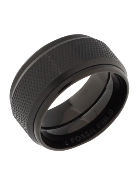 FOSSIL Inele KNOX' negru