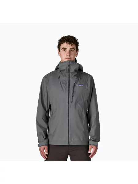 Geacă de ploaie pentru bărbați Patagonia Granite Crest Rain forge grey w/black negru