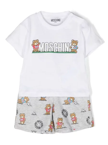 Komplet dresowy dziecięcy Moschino biały