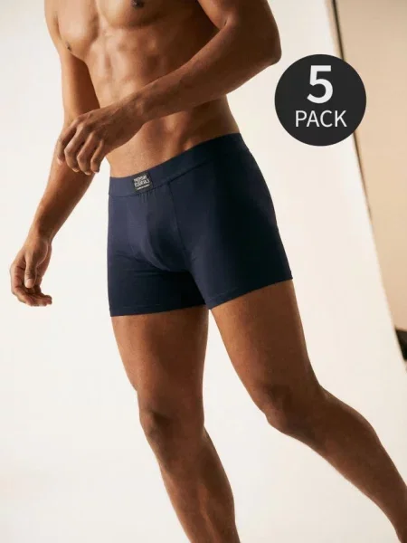 Sinsay bokserki Classic 5 pack granatowy