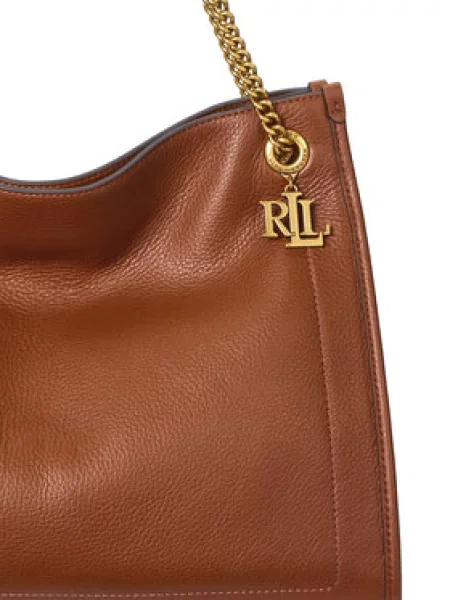 Kabelka Lauren Ralph Lauren hnědá