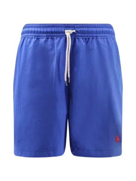 Ριγέ κορδόνι περίσφιξης πιτζάμας Polo Ralph Lauren με κέντημα μπλε