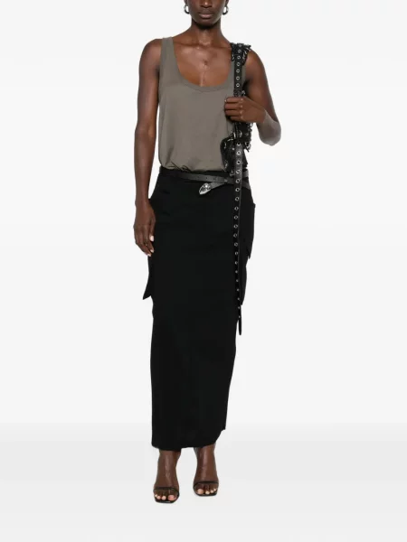Fusta maxi Rick Owens negru