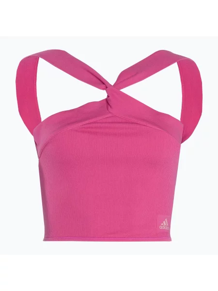Bezešvá podprsenka Adidas růžová
