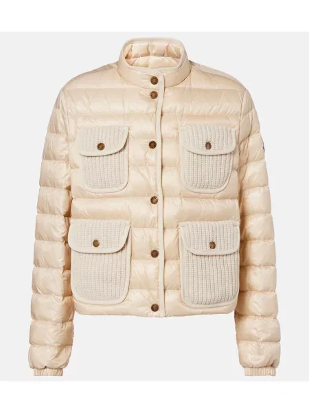Geacă cu puf Moncler alb
