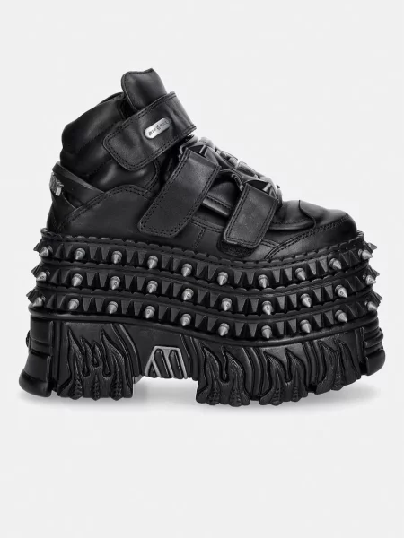 New Rock CRUST NEGRO NEGRO FIRE CASCO кросівки шкіряні