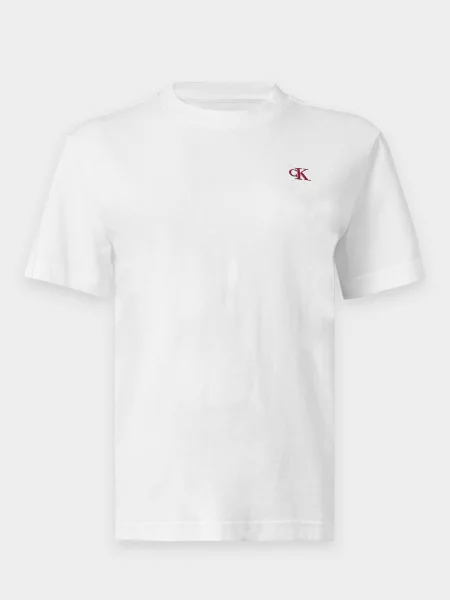 Calvin Klein Jeans Marškinėliai CLASSIC vyšninė / juoda balta