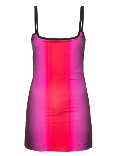 Rochie mini The Attico cu gradient de costum roz