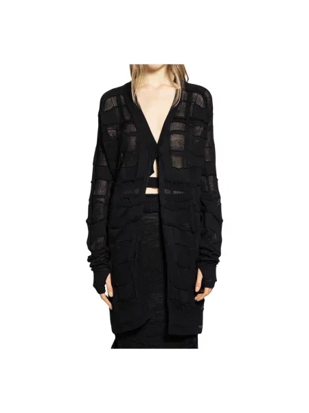 Kardigan Halos w kratkę czarny