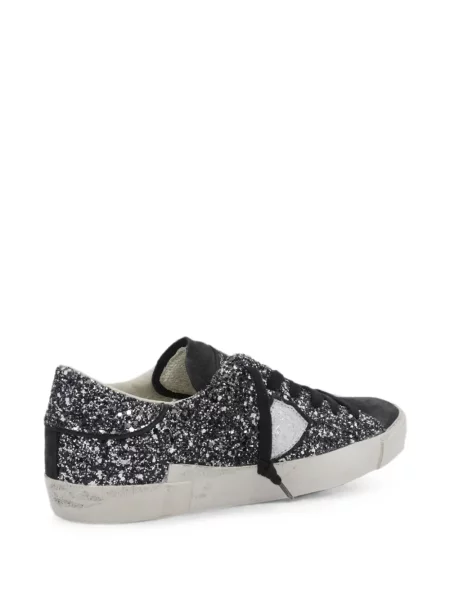 Sneakerși Philippe Model Paris cu paiete negru