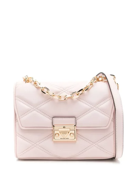 Matlasat geanta crossbody Michael Michael Kors din piele verde